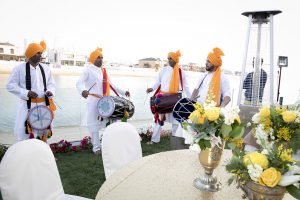 band Haldi indian wedding Dubai palm jumeirah
