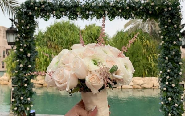 flower bouquet Magnolia al qasr madinat Jumeirah wedding